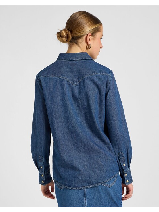 Lee Lee Koszula REGULAR WESTERN SHIRT Niebieski Regular Fit