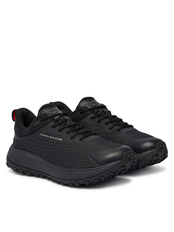 Tommy Hilfiger Tommy Hilfiger Сникърси The Canyon X M Knit Runner FM0FM06067 Черен