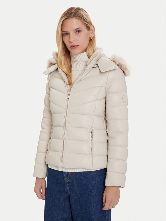 Morgan Morgan Télikabát 242-GKIDIA Bézs Regular Fit