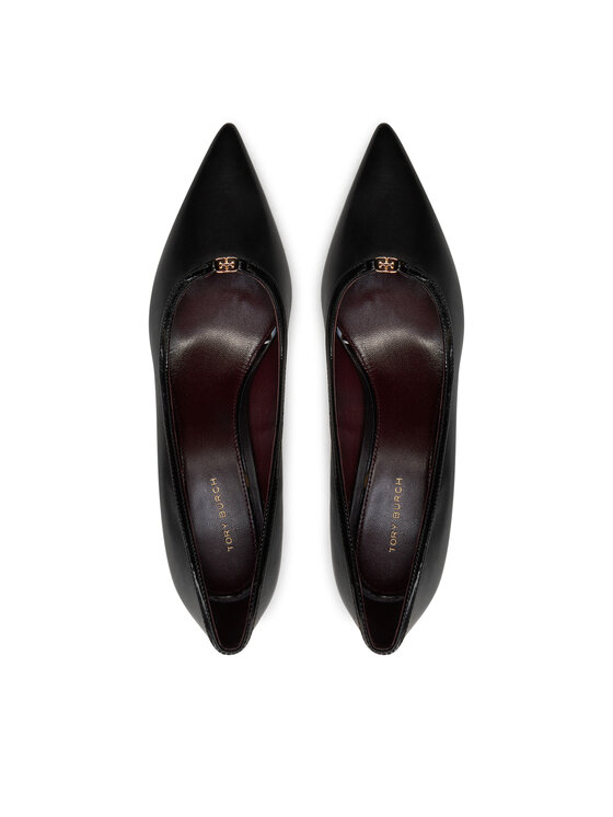 Tory Burch Tory Burch Туфлі Double T Buckle 160124 Чорний