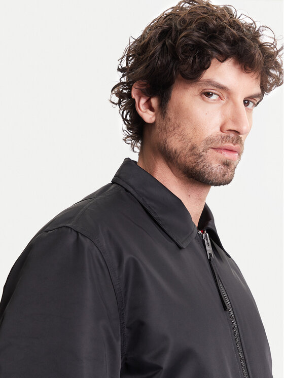 HUGO HUGO Bunda bomber Balamo2531 50541604 Černá Regular Fit