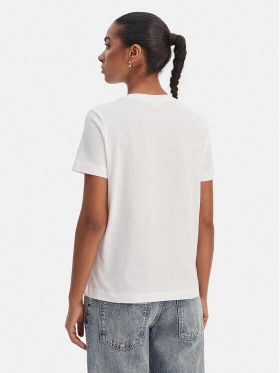 Desigual Desigual T-Shirt 26SWTK06 Λευκό Regular Fit