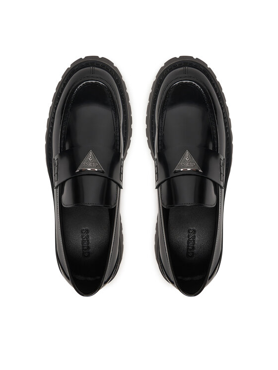 Guess Guess Loafersy FMPGOR LEA14 Czarny