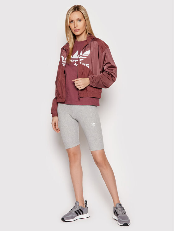 adidas adidas Cyklistické šortky adicolor Essentials HF7485 Šedá Slim Fit