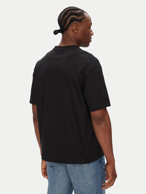Calvin Klein Jeans Calvin Klein Jeans Tricou Hero Monologo LV04RB295G Negru Relaxed Fit