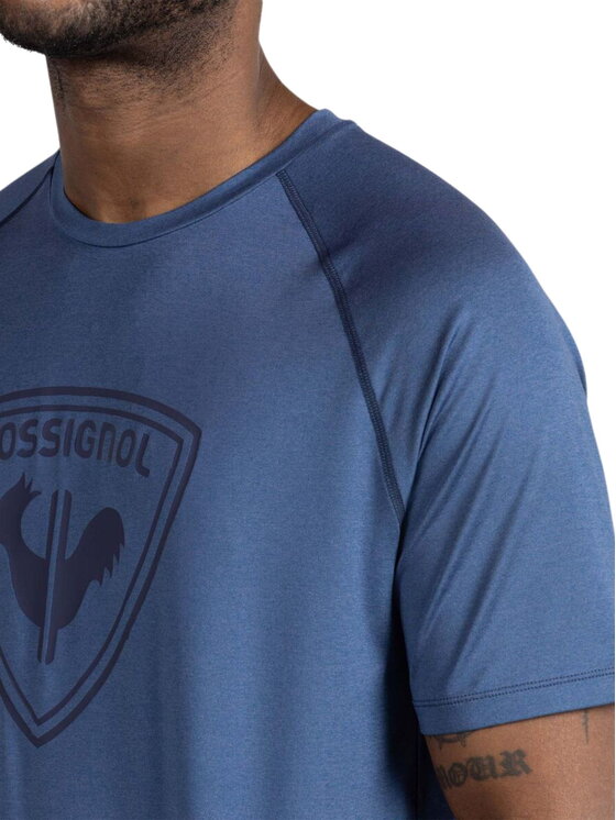 Rossignol Rossignol T-Shirt Westweg Shield Granatowy Regular Fit
