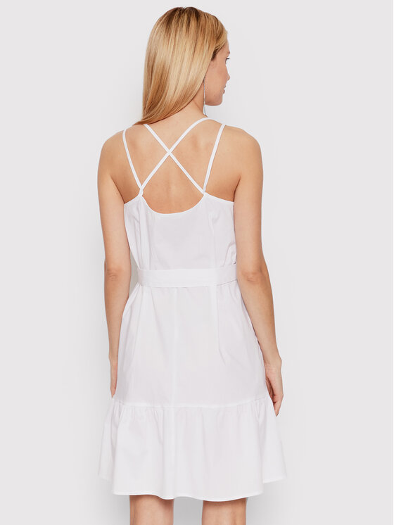 ONLY ONLY Sukienka letnia Charlot 15254274 Biały Regular Fit
