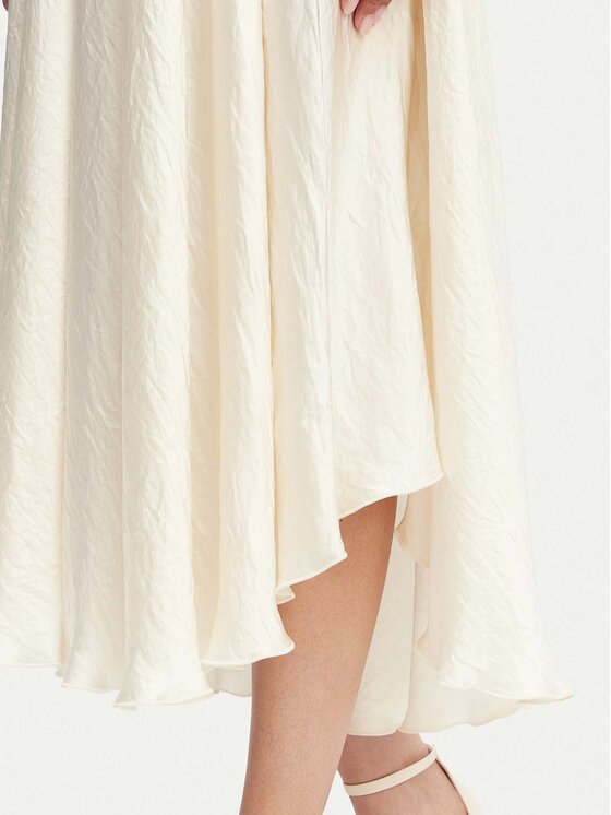 Marella Marella Poletna obleka Alcool 2613221015 Écru Regular Fit