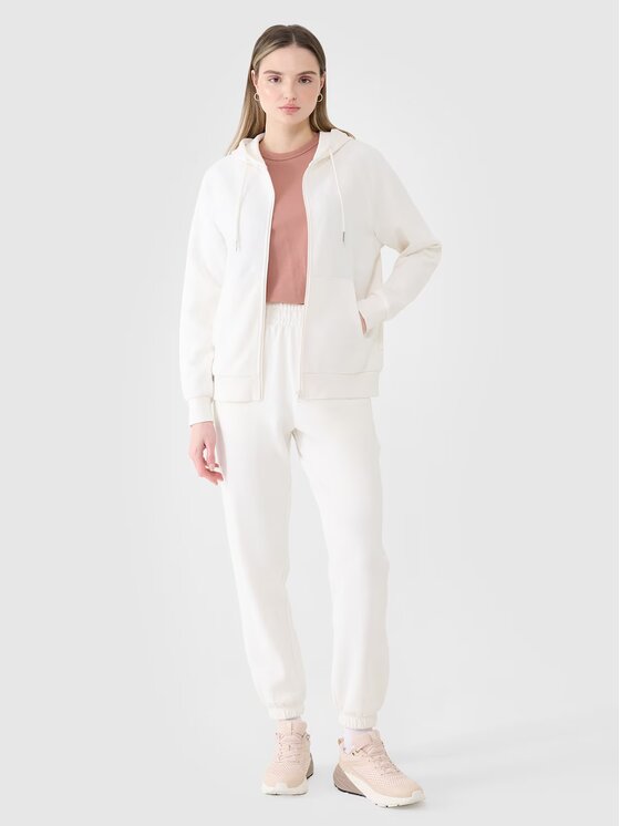 4F 4F T-shirt 4FWSS25TTSHF1991-11S Bianco Regular Fit