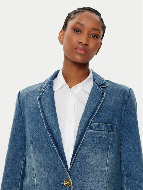 MICHAEL Michael Kors MICHAEL Michael Kors Zakó MR510A7FAU Kék Relaxed Fit