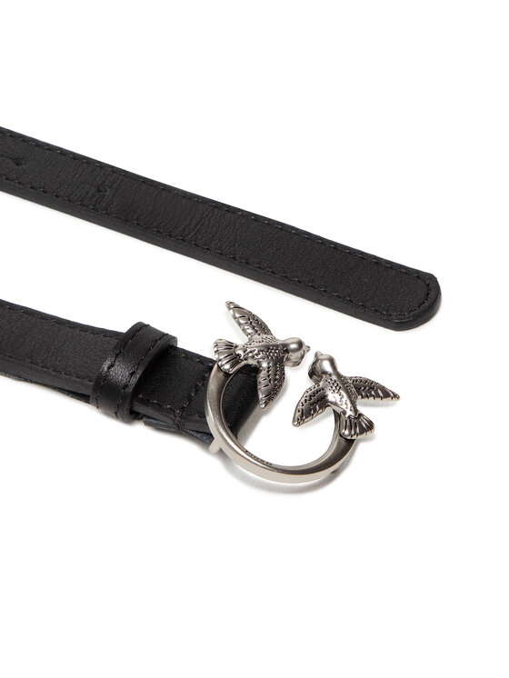 PINKO Pinko Ζώνη Γυναικεία PINKO-Love Double Bling Belt H2 Μαύρο