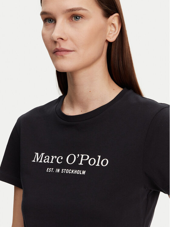 Marc O'Polo Marc O'Polo Tričko 502 2293 51055 Tmavomodrá Regular Fit