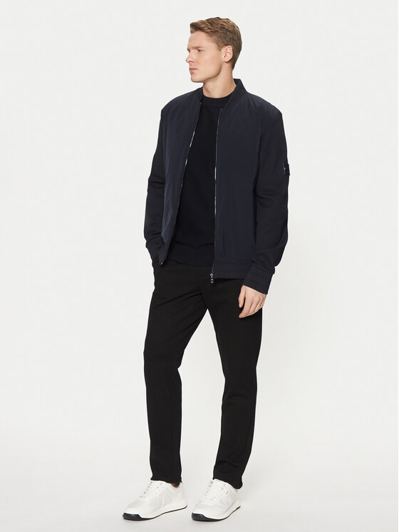 BOSS BOSS Bomber jakna H-Skiles 59 50525007 Mornarsko modra Regular Fit
