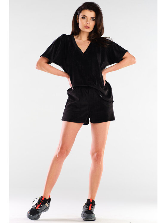 Awama Awama Szorty A418 Czarny Basic Fit