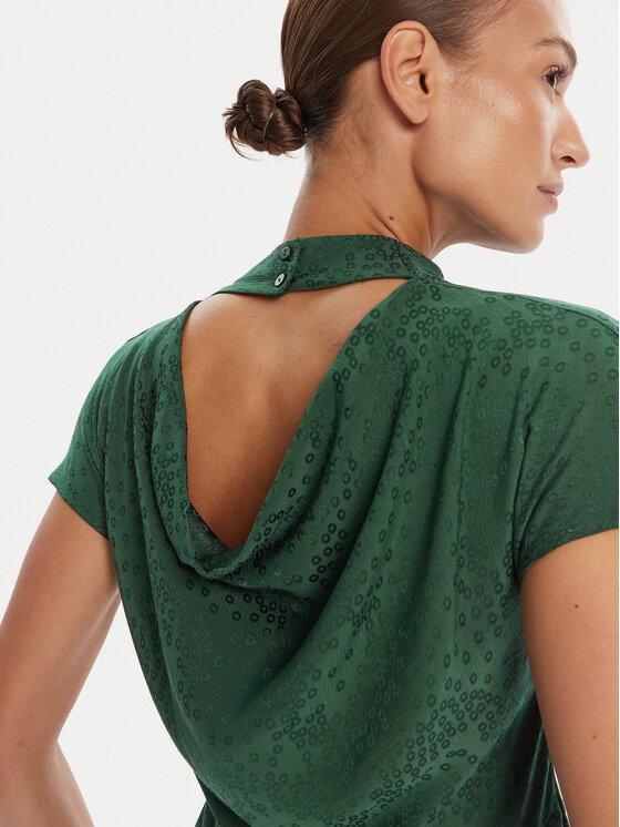Bruuns Bazaar Bruuns Bazaar Bluză Bacopa Zimoni BBW4577 Verde Regular Fit