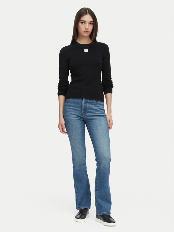 Calvin Klein Jeans Calvin Klein Jeans Pulover LV047G309G Črna Regular Fit