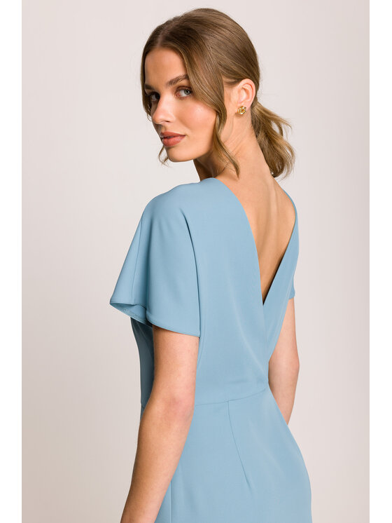 Stylove Stylove Večerné šaty S398 Modrá Premium Fit