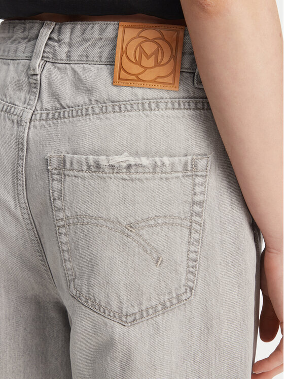 Marella Marella Jeansy Tomboy 2513181044 Šedá Straight Fit