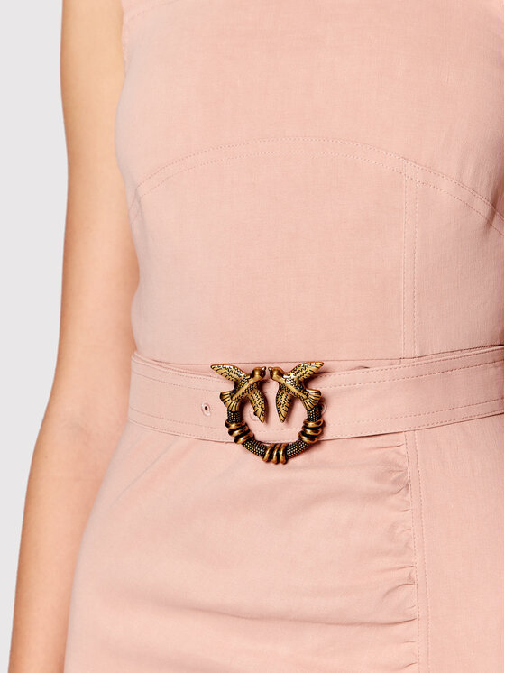 PINKO Pinko Kokteiļkleita Desenzano 1G17CE 7435 Rozā Regular Fit