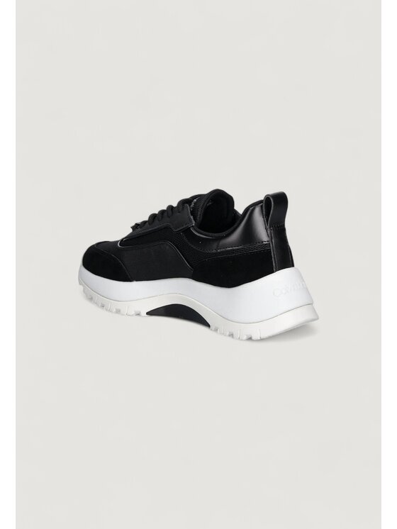 Calvin Klein Calvin Klein Κλειστά παπούτσια RUNNER LACE UP MESH Μαύρο