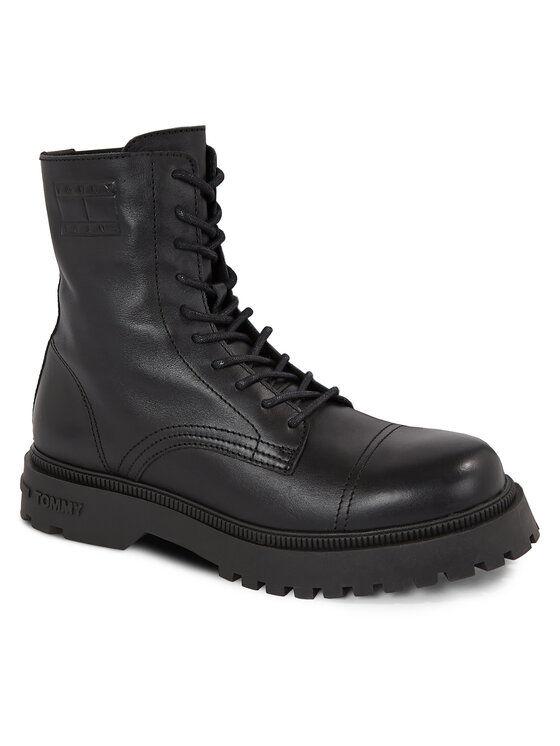 Tommy Jeans Tommy Jeans Μποτίνια Tjm Casual Boot EM0EM01244 Μαύρο