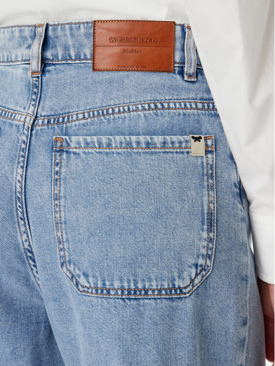 Weekend Max Mara Weekend Max Mara Jeansy Vega 2515181061 Modrá Wide Leg