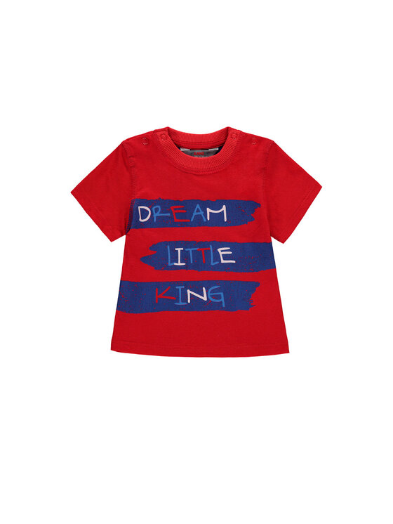 Kanz Kanz T-Shirt 1912501-2000 Czerwony Basic Fit