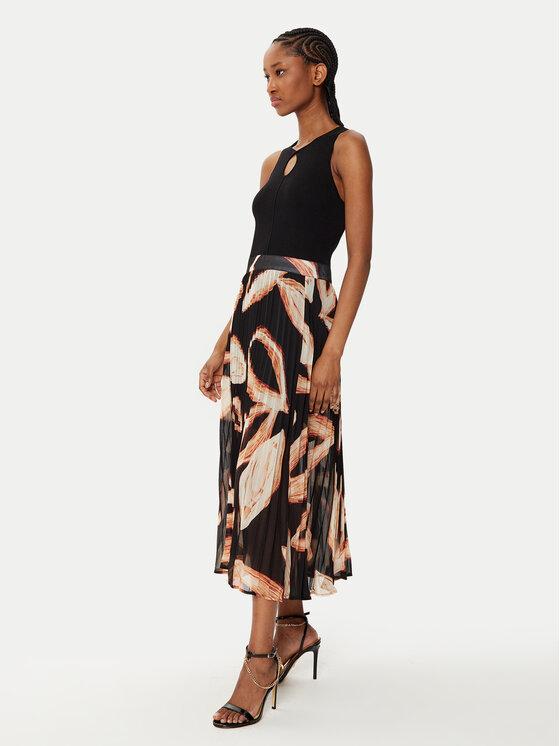 DKNY DKNY Vsakodnevna obleka P4EUBP76 Črna Regular Fit