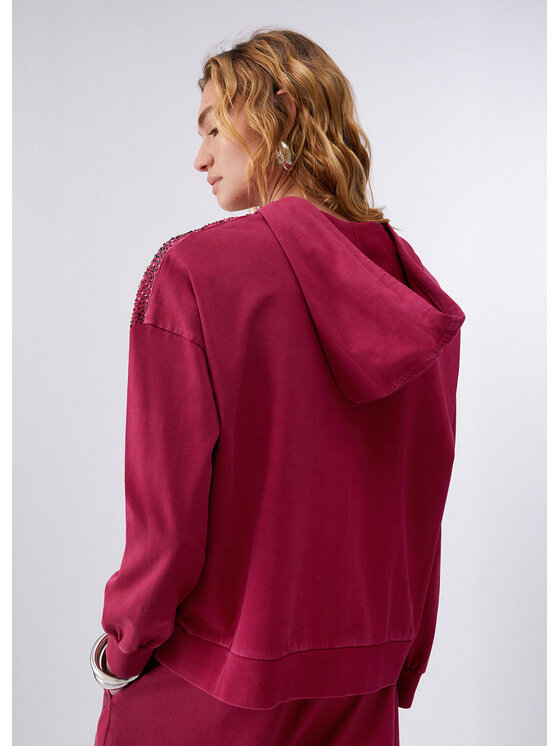 Liu Jo Liu Jo Felpa TA6196JS008L9031 Rosso Regular Fit