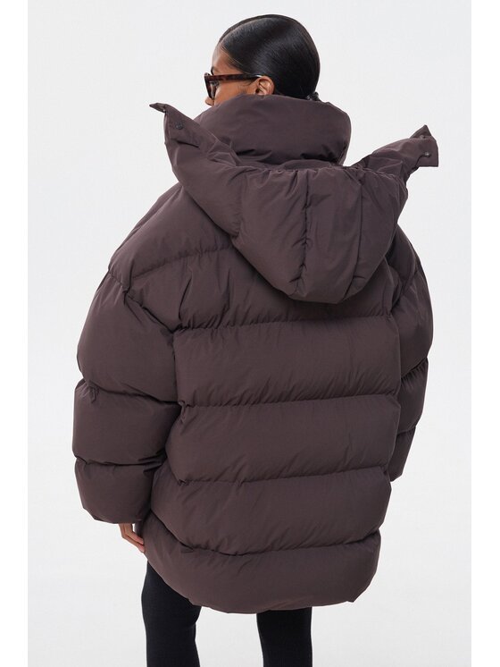 Estro Estro Μπουφάν πουπουλένιο ER00116295 Καφέ Oversize