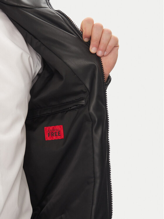 HUGO HUGO Giacca in similpelle Bono2511 50530772 Nero Regular Fit