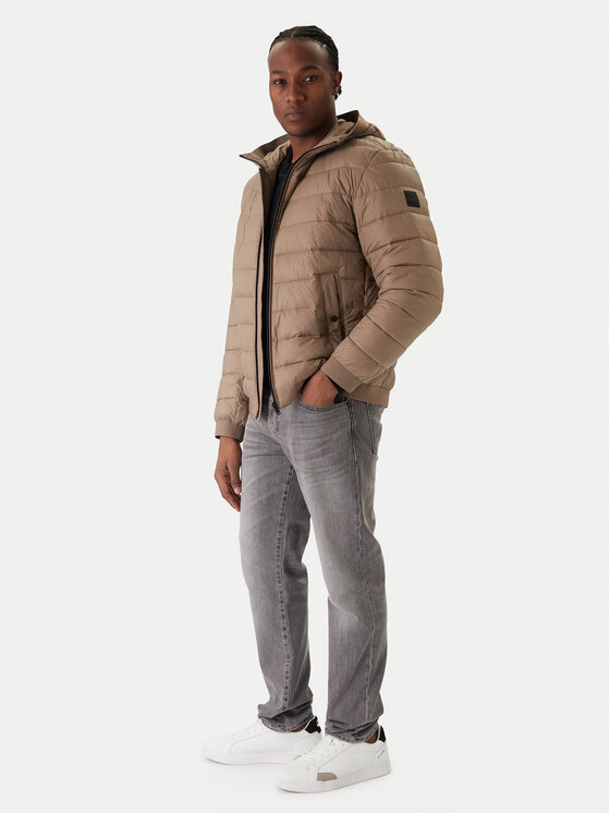 BOSS BOSS Bunda pro přechodné období Odenis 50543616 Béžová Regular Fit
