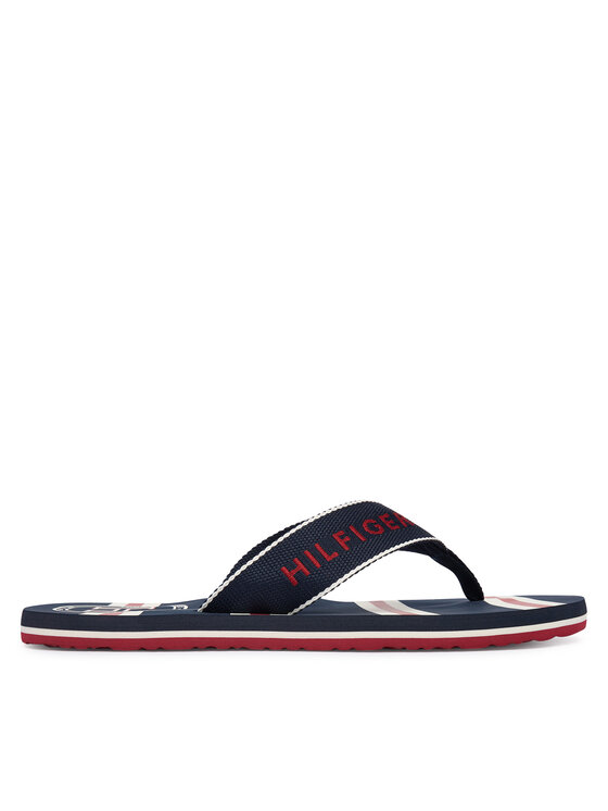 Tommy Hilfiger Tommy Hilfiger Джапанки Stripes Beach Sandal FM0FM06003 Тъмносин