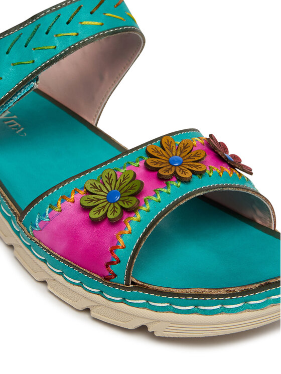 Laura Vita Laura Vita Шльопанці Dorry 13 Бірюзовий