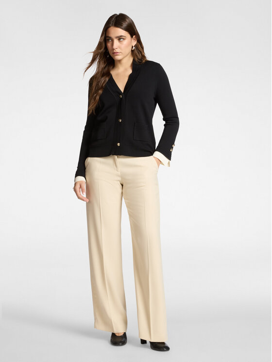Elena Mirò Elena Mirò Sweter M576Z000717N0A1 Czarny Regular Fit