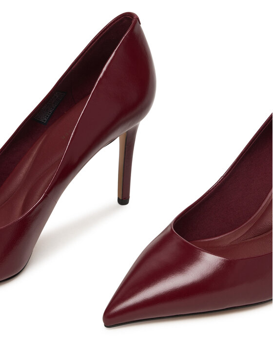 Tommy Hilfiger Tommy Hilfiger Обувки на ток Essential Pointed Pump FW0FW09362 Бордо