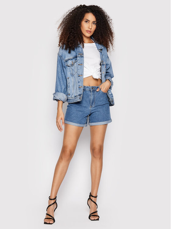 ONLY ONLY Szorty jeansowe Vega 15230571 Niebieski Regular Fit