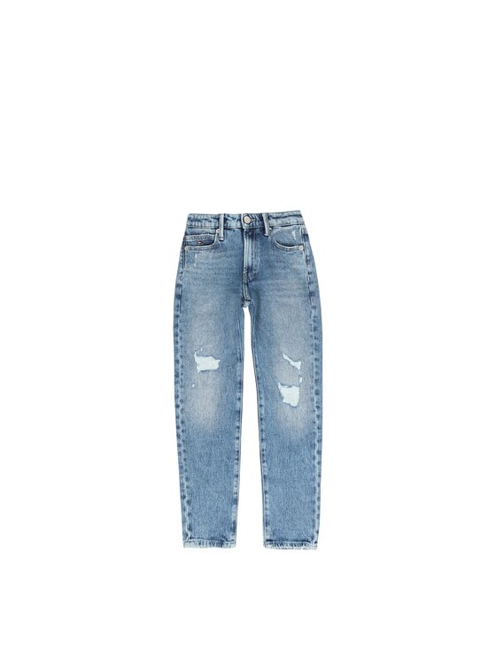 Tommy Hilfiger Tommy Hilfiger Jeans Modern Straight Destructions Blu Regular Fit