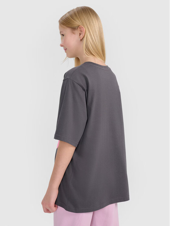 4F 4F Tričko 4FJASAW24TTSHF2592-22S Čierna Oversize