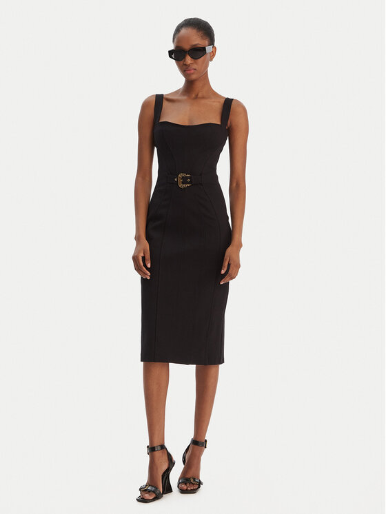 Versace Jeans Couture Versace Jeans Couture Cocktail obleka 80HAO940 J0092 Črna Slim Fit