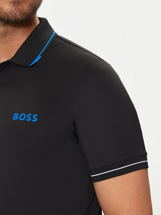 BOSS Boss Polo majica Paul Pro 50506203 Črna Slim Fit