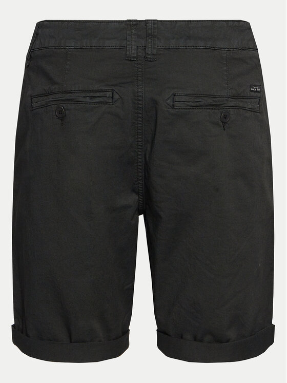 Blend Blend Šortky z materiálu 20716620 Černá Slim Fit