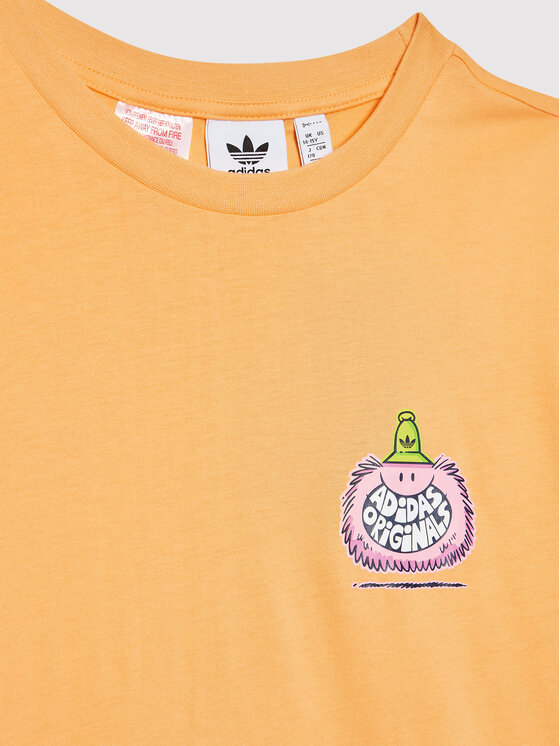 adidas adidas Póló KEVIN LYONS HF7579 Narancssárga Regular Fit