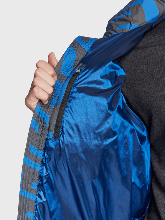 J.Lindeberg J.Lindeberg Giubbotto piumino Sphere Print AMOW06668 Blu scuro Regular Fit