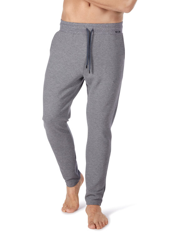 Skiny Skiny Kalhoty z materiálu 086831 Šedá Regular Fit