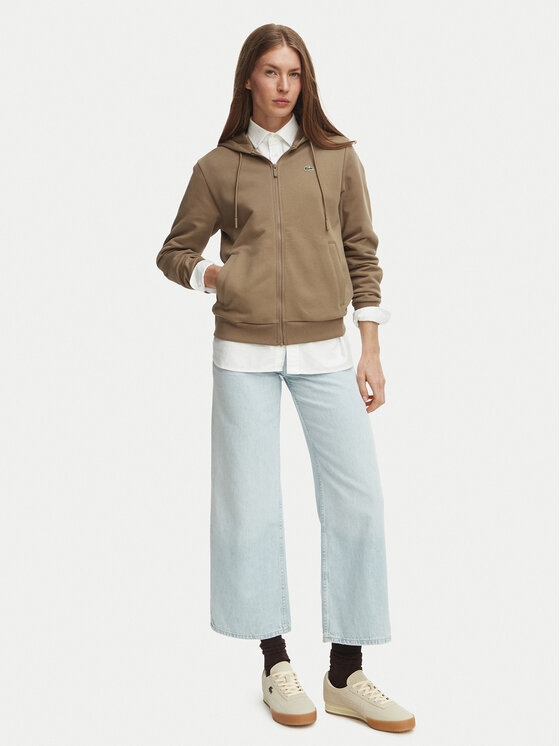Lacoste Lacoste Bluza SF5256 Brązowy jasny Regular Fit