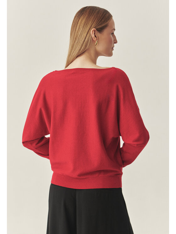 TATUUM Tatuum Sweter FLARIS Czerwony Classic Fit