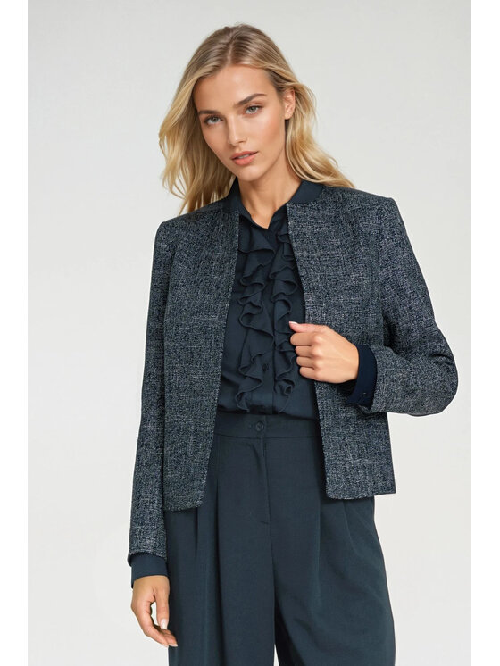 NIFE NIFE Marynarka Z85 Granatowy Boxy Fit