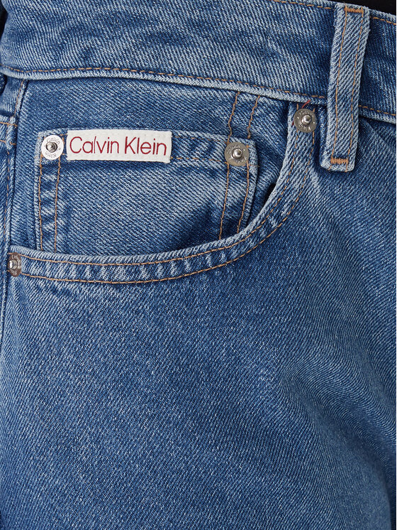 Calvin Klein Jeans Calvin Klein Jeans Jeans hlače LV047E609G Mornarsko modra Straight Fit