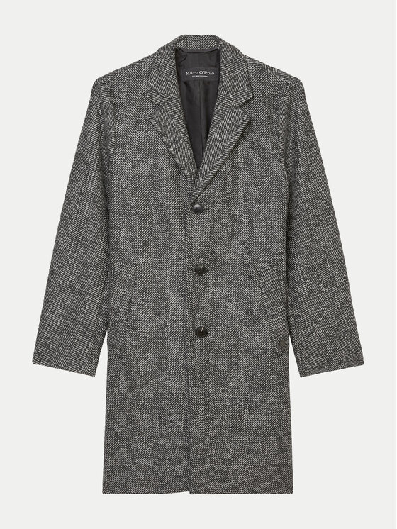 Marc O'Polo Marc O'Polo Wollmantel 429 0258 71022 Grau Regular Fit